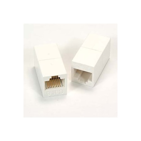 Bestlink Netware CAT6 RJ45 Inline Coupler- White 102004WT